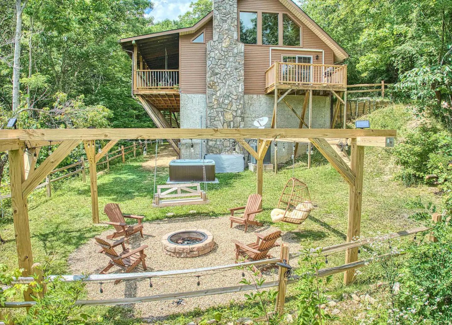 Maggie Valley Cabin With Beautiful Mountain Views, Hottub, Pet Friendly, Gameroom, Fireplace Zewnętrze zdjęcie