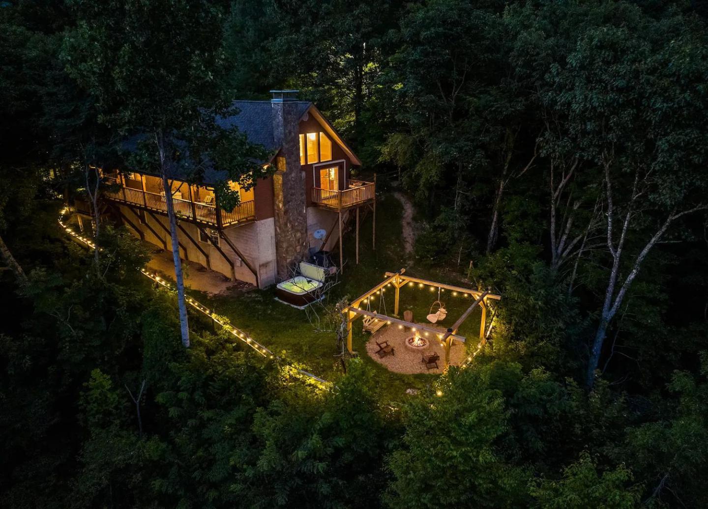 Maggie Valley Cabin With Beautiful Mountain Views, Hottub, Pet Friendly, Gameroom, Fireplace Zewnętrze zdjęcie
